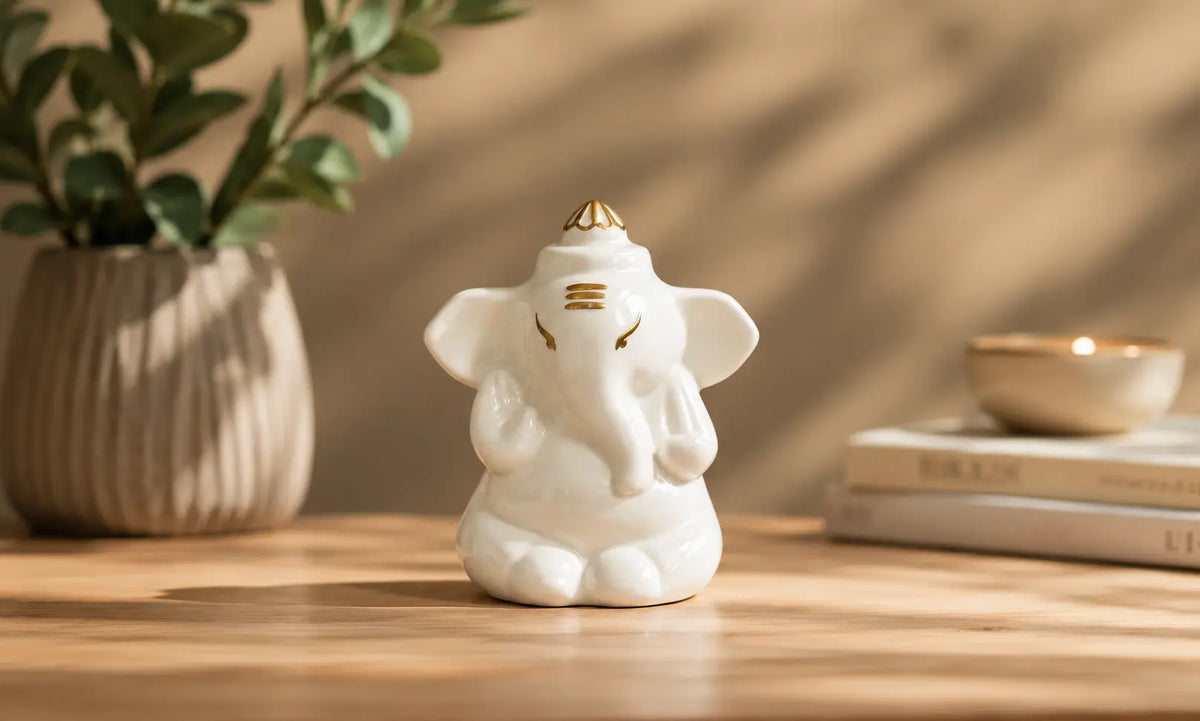 Where Can I Buy Premium Ceramic Ganesh Idol Gifts Online in India ?