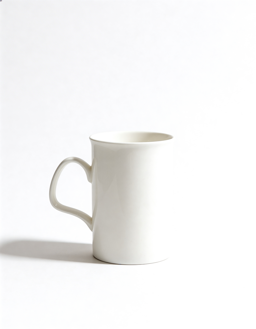Lancaster Mug Plain White